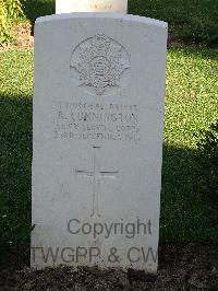 Salonika (Lembet Road) Military Cemetery - Cunnington, R